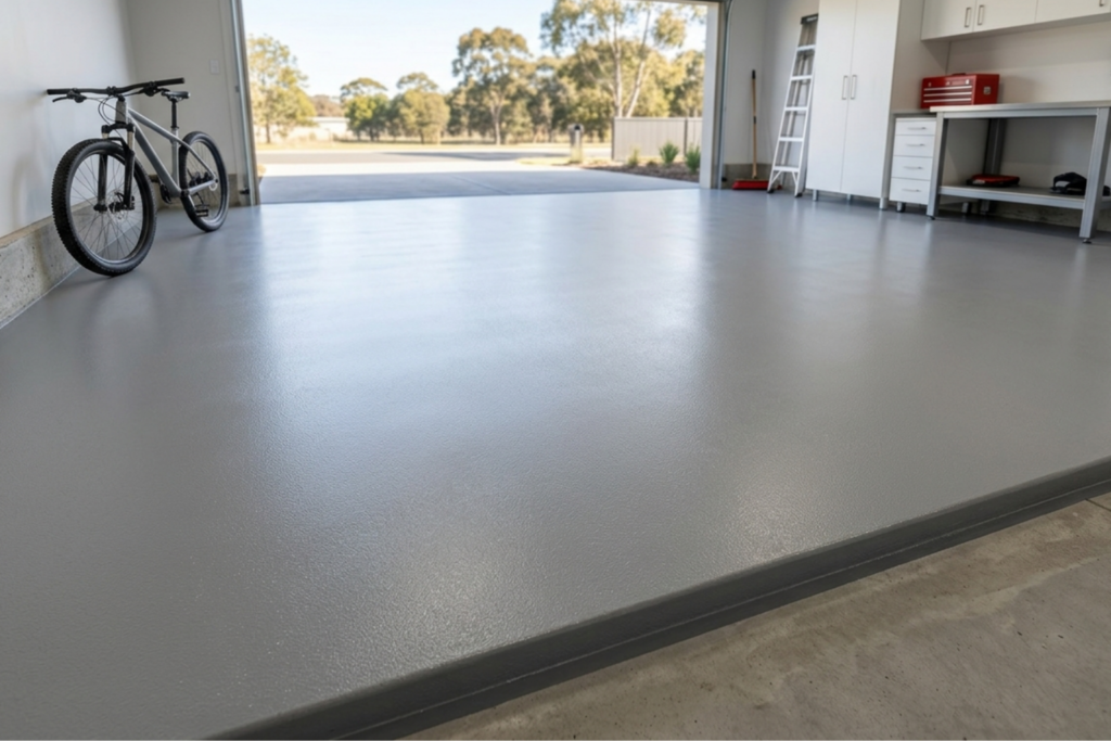 plain epoxy garage floor Geelong