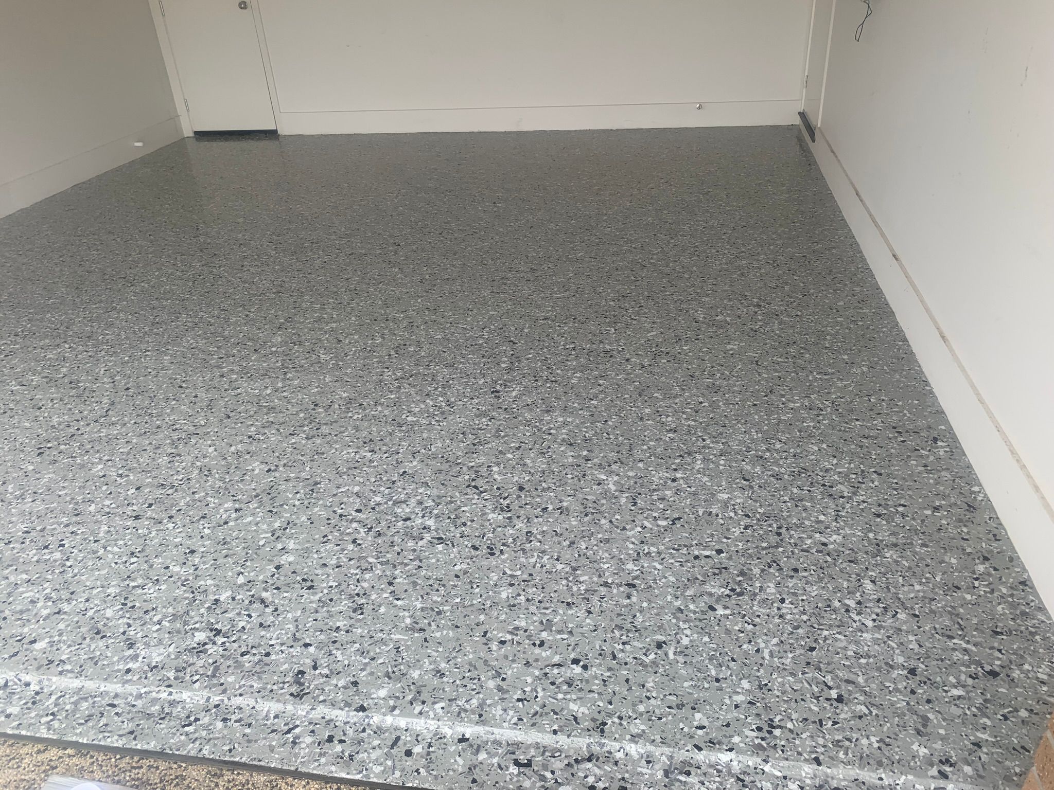 Epoxy coated floor finished by Geelong Concrete Coatings
