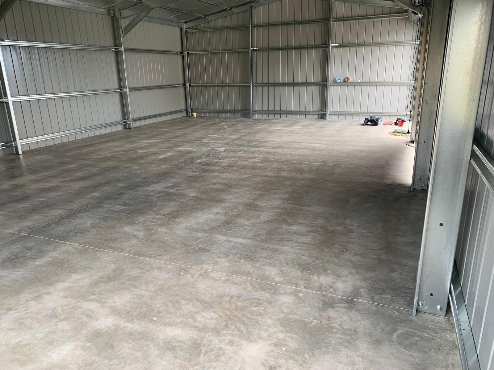 Before — concrete surface
