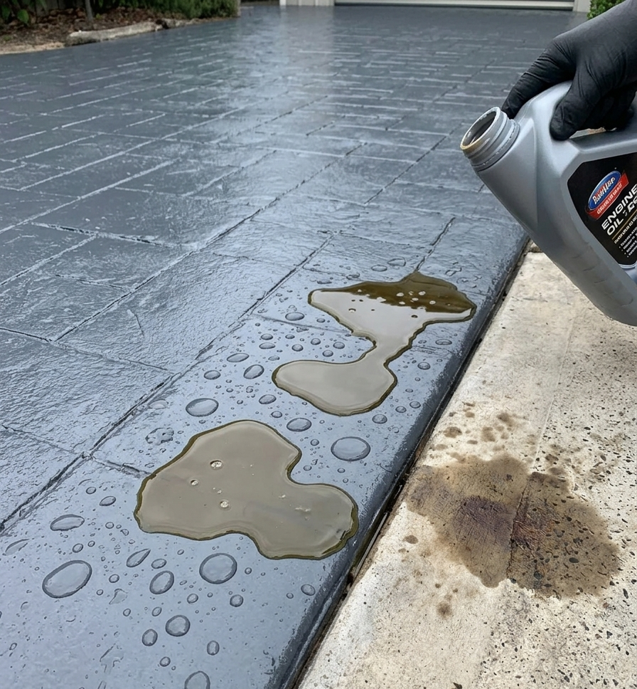Protective driveway coating
