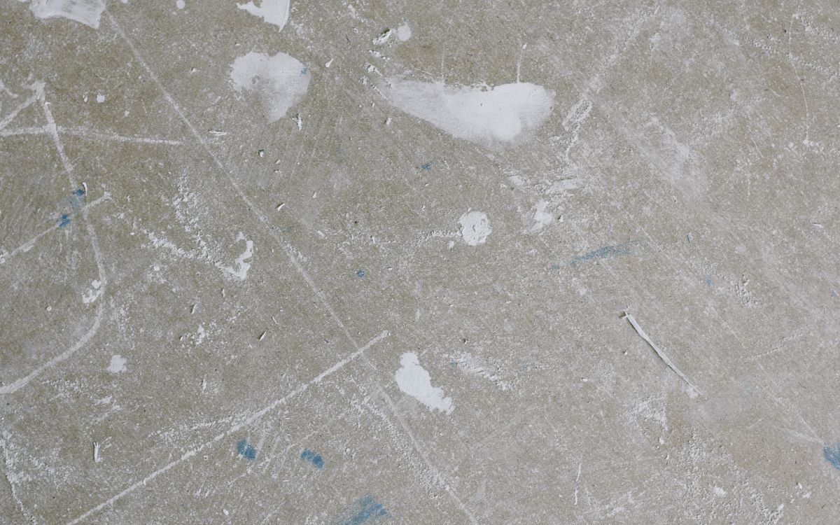Dull uneven floor before renovation